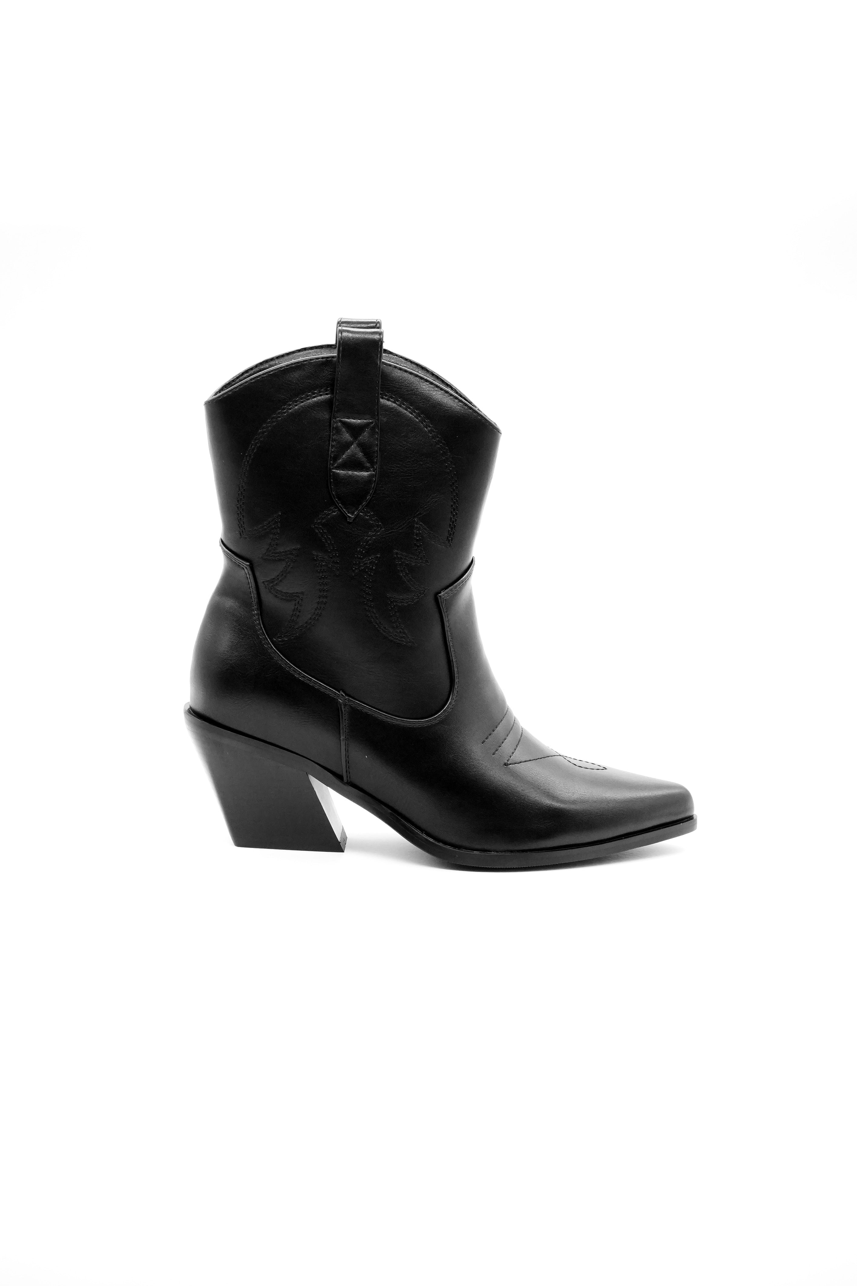 Cowboy Block Heel Boots