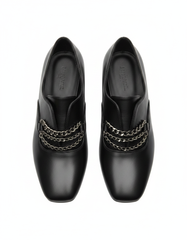 Block Heel Buckled Shoes  Hazar