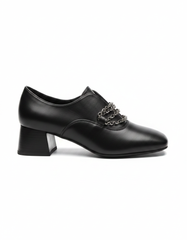 Block Heel Buckled Shoes  Hazar