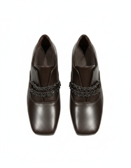 Block Heel Buckled Shoes  Hazar