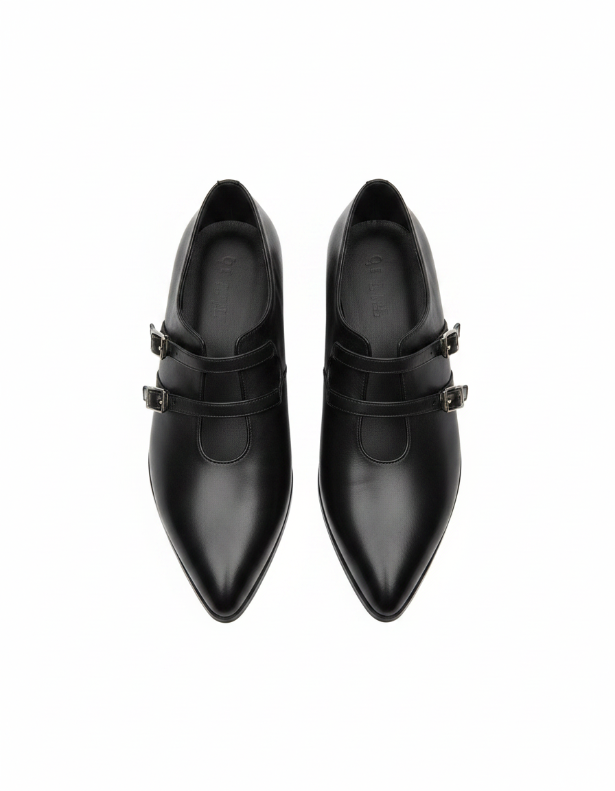 Block Heel Buckled Shoes  Hazar