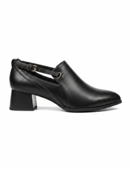 Block Heel Buckled Shoes  Hazar