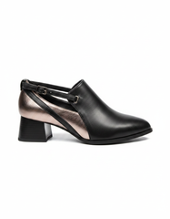 Block Heel Buckled Shoes  Hazar