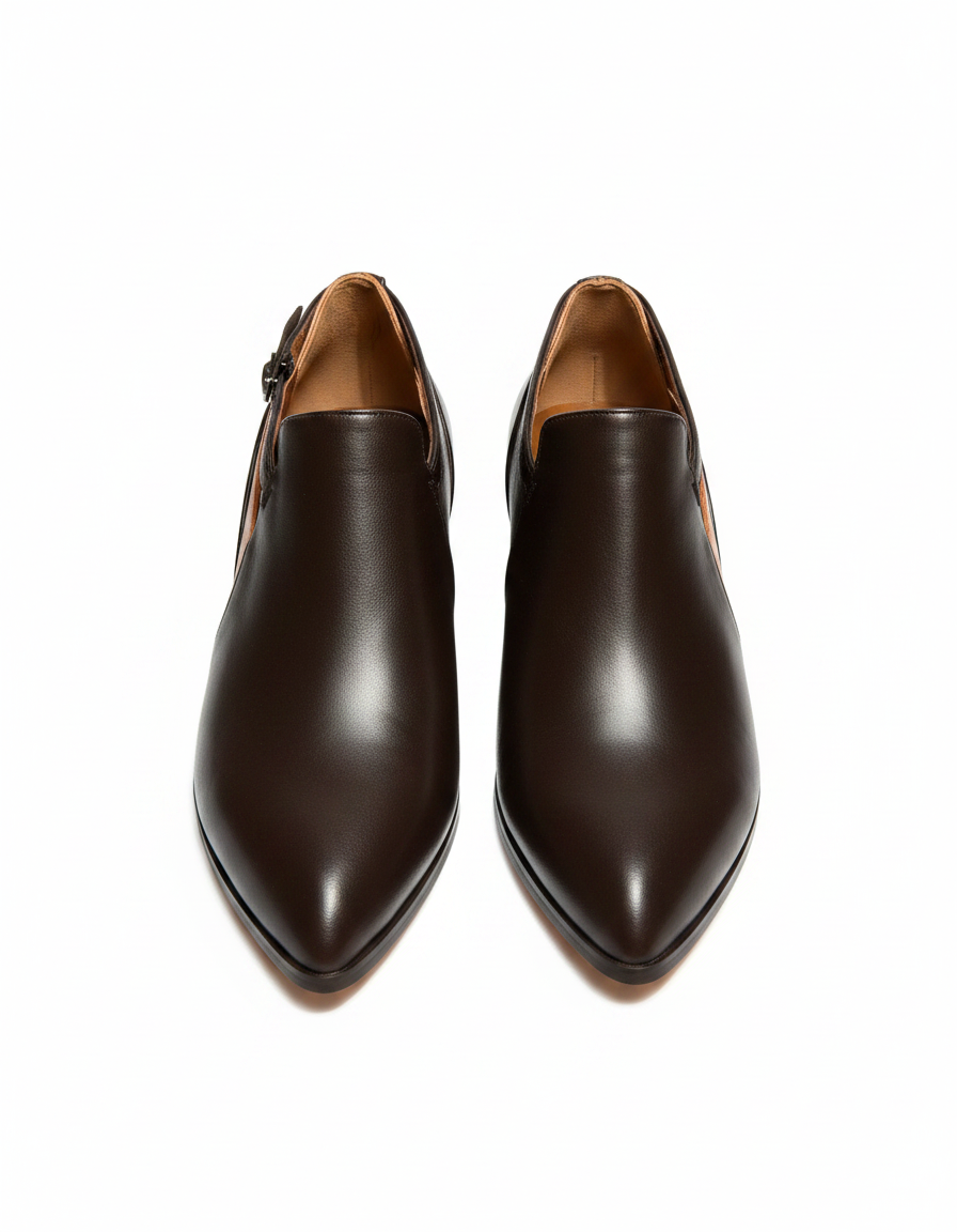 Block Heel Buckled Shoes  Hazar