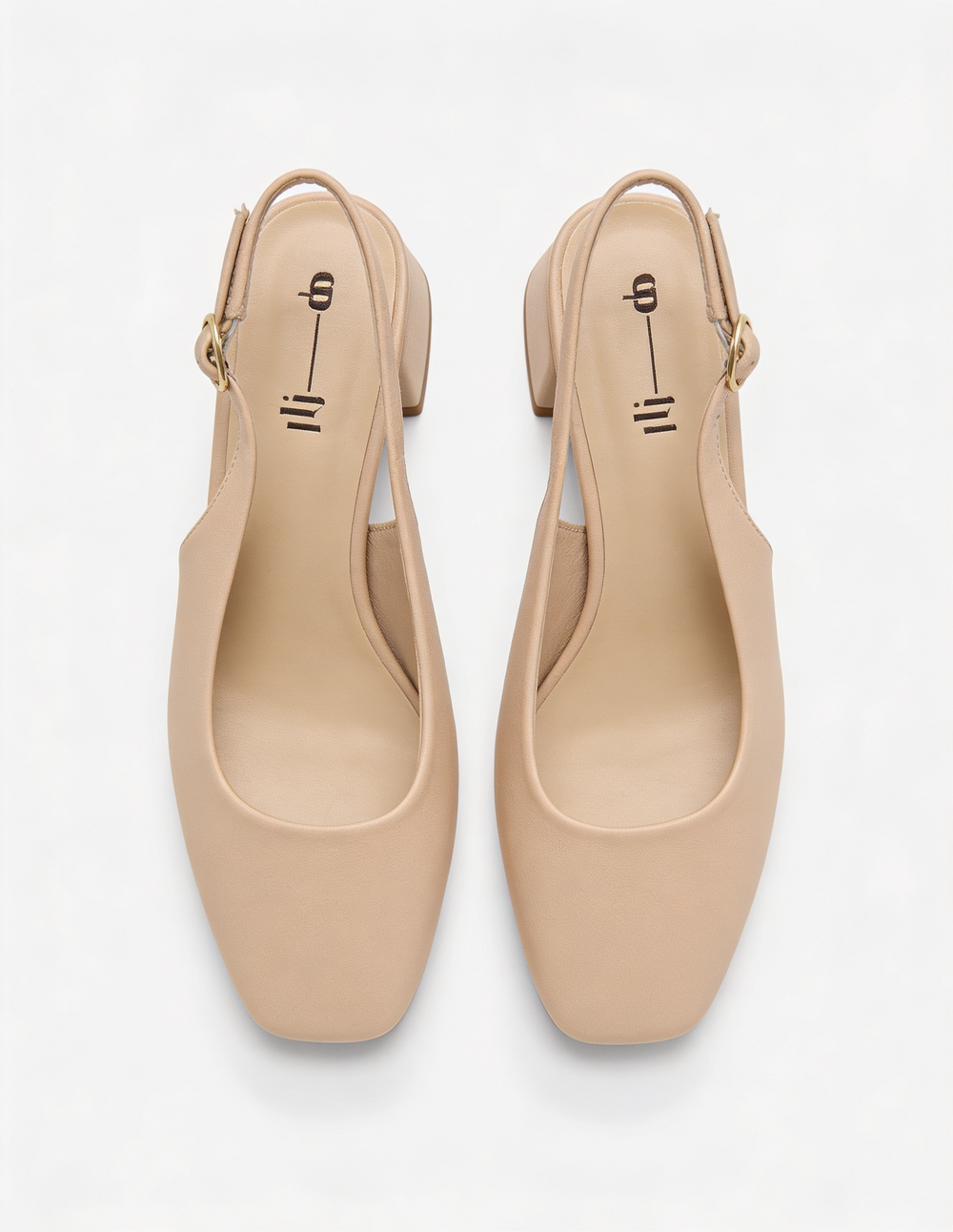 Slingback Block Heel Sandals  Hazar