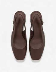 Slingback Block Heel Sandals  Hazar