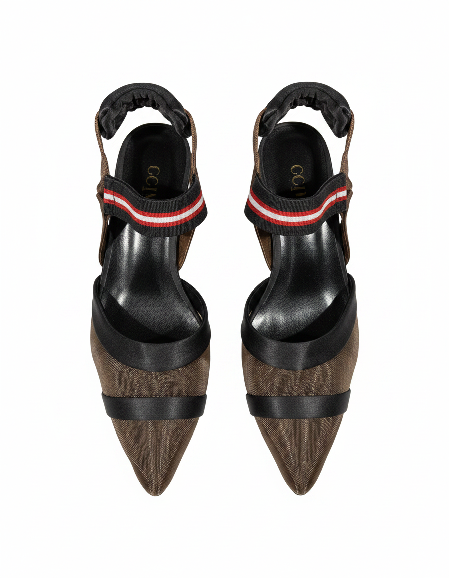 Slingback Block Heel Sandals  Hazar