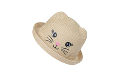 Kids Summer Straw Hat -  Voile