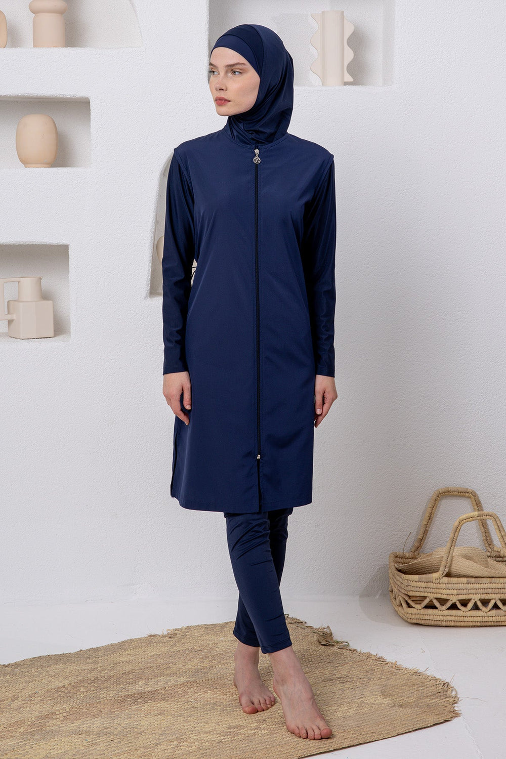 Adasea Burkini  Swimsuit-1302  Voile