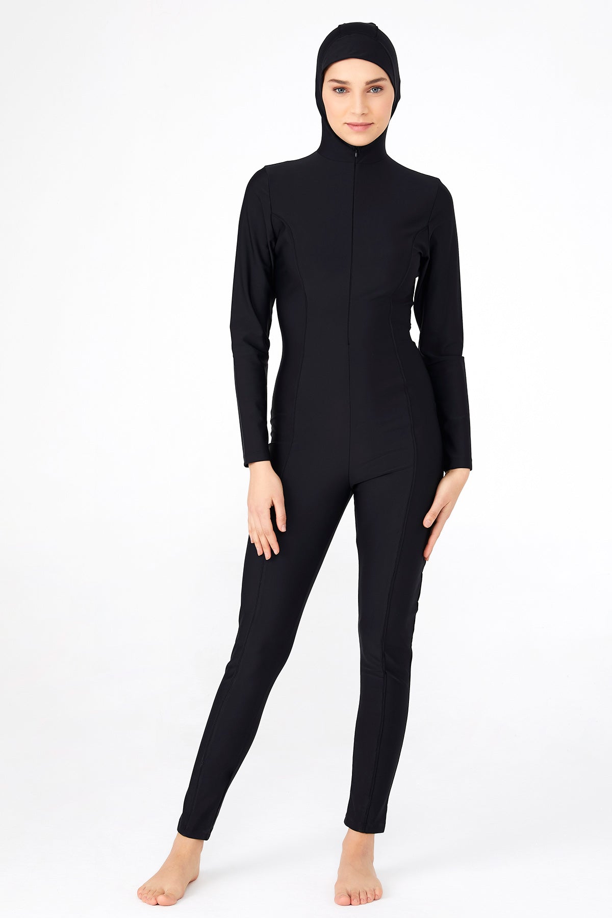 Adasea Burkini  Swimsuit-2185 -  Voile