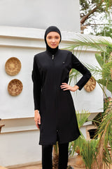 Adasea Burkini  Swimsuit-2185 -  Voile