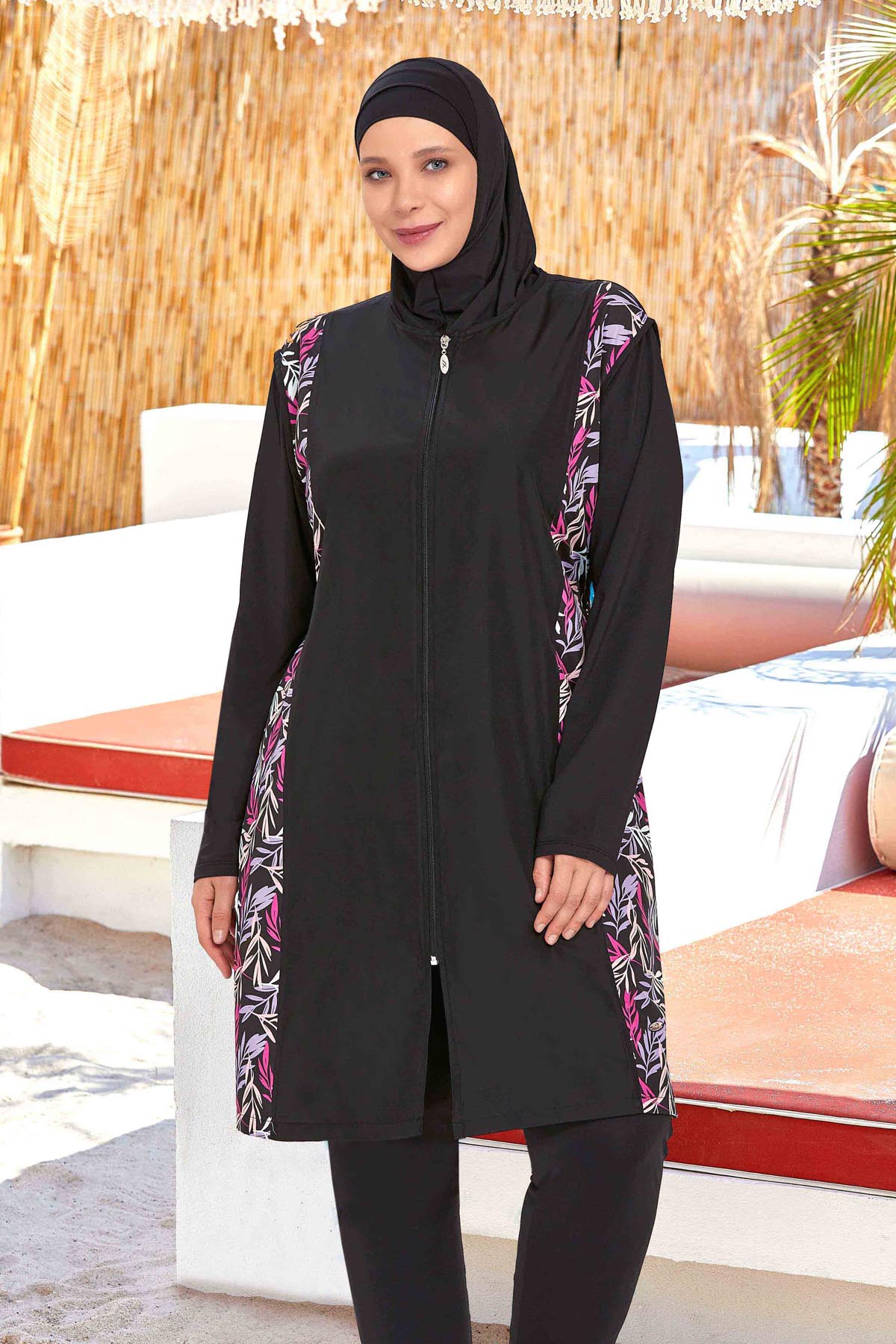 Adasea Burkini  Swimsuit- 2315-B  Voile