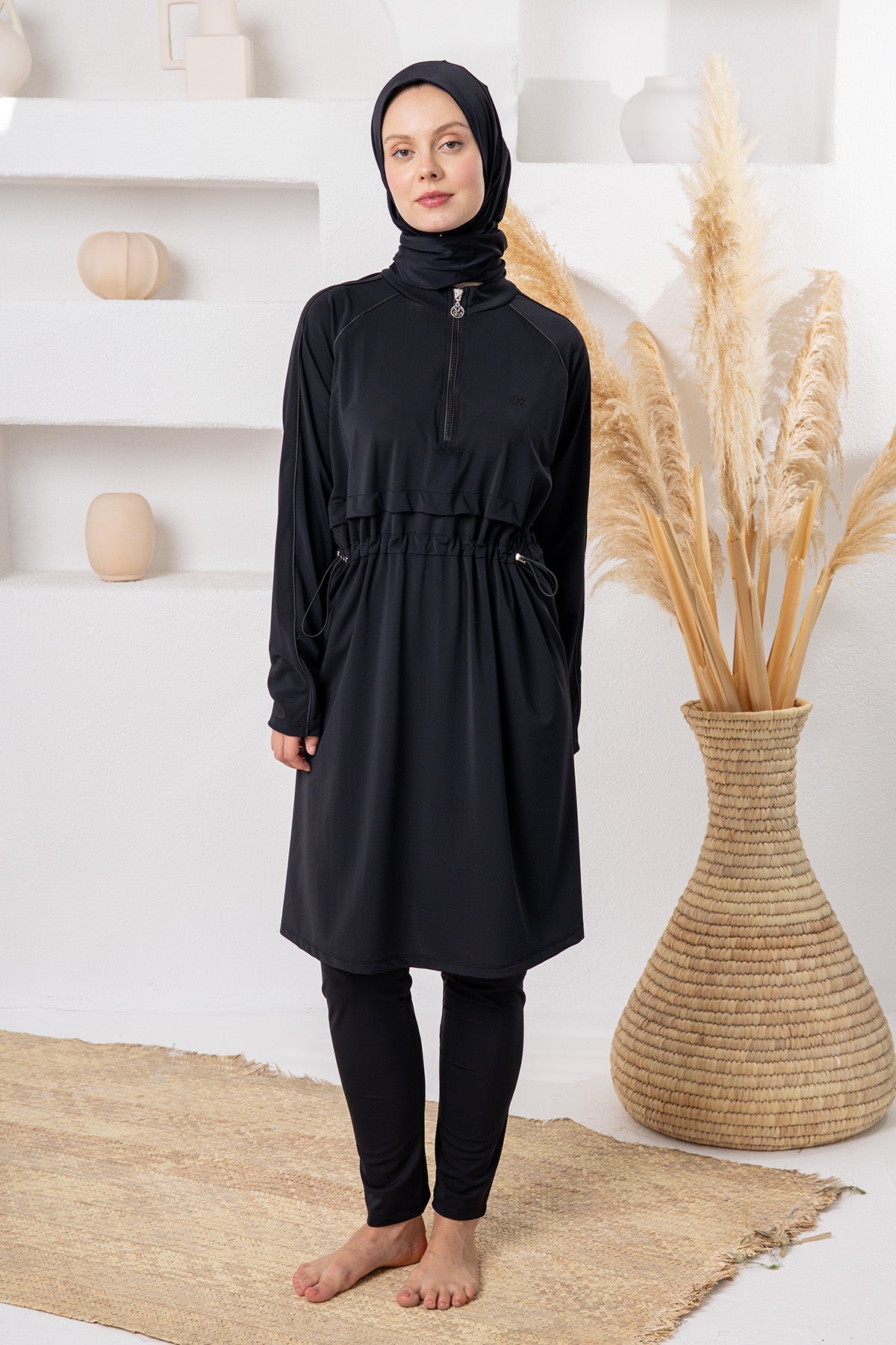 Adasea Burkini  Swimsuit-1107  Voile