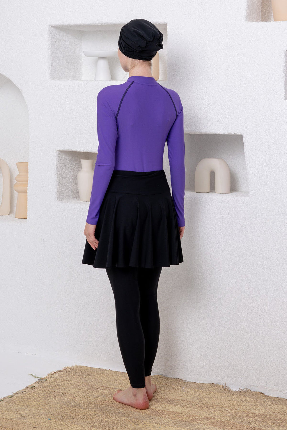 Marine Maxi Burkini – Long Sleeve  Voile