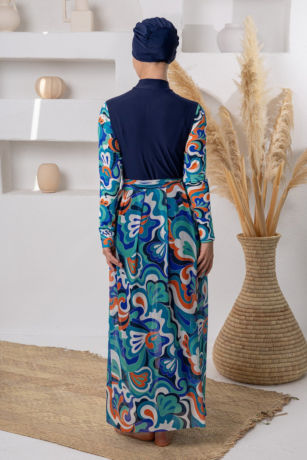 Adasea Burkini  Swimsuit-1115  Voile