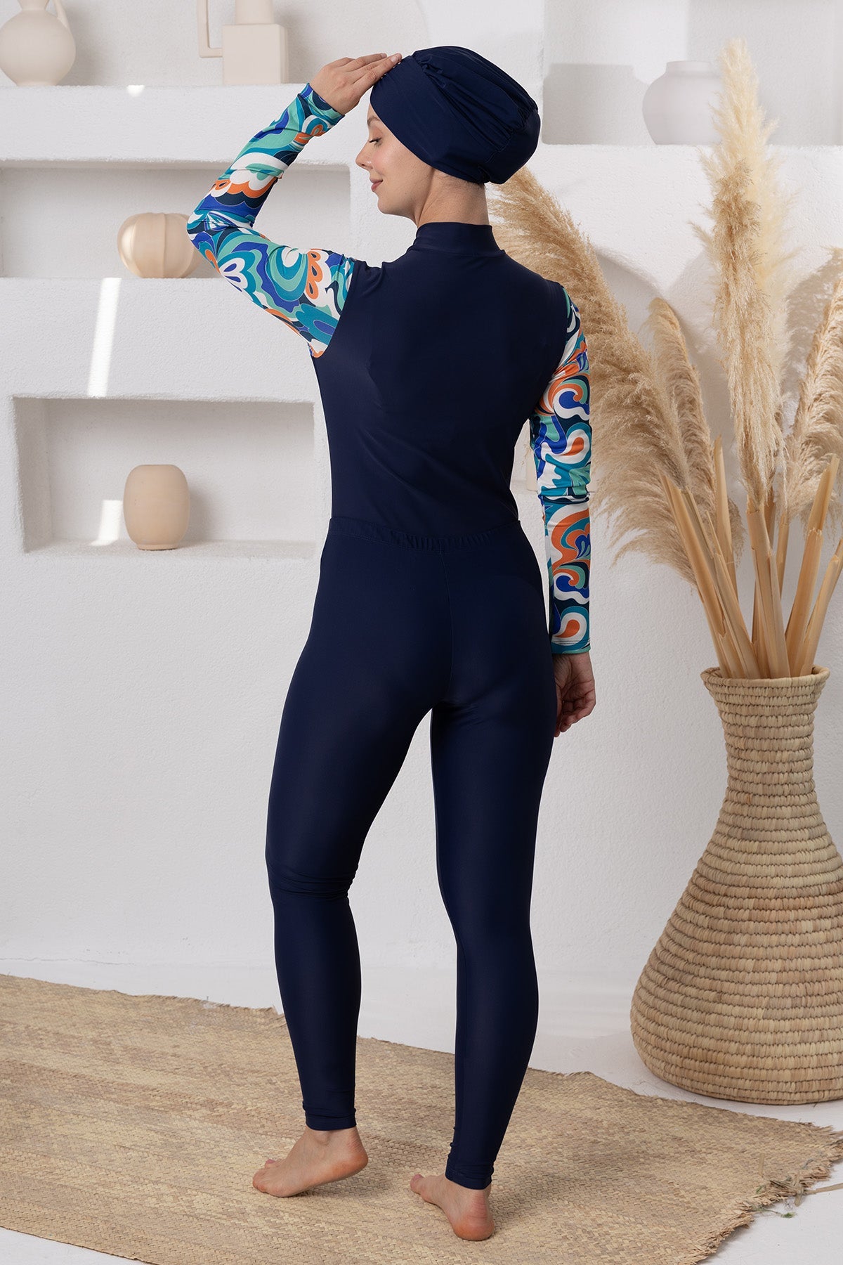Adasea Burkini  Swimsuit-1115  Voile
