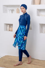 Adasea Burkini  Swimsuit-1116  Voile