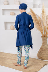 Perle Maxi Burkini – Belted Long Sleeve  Voile