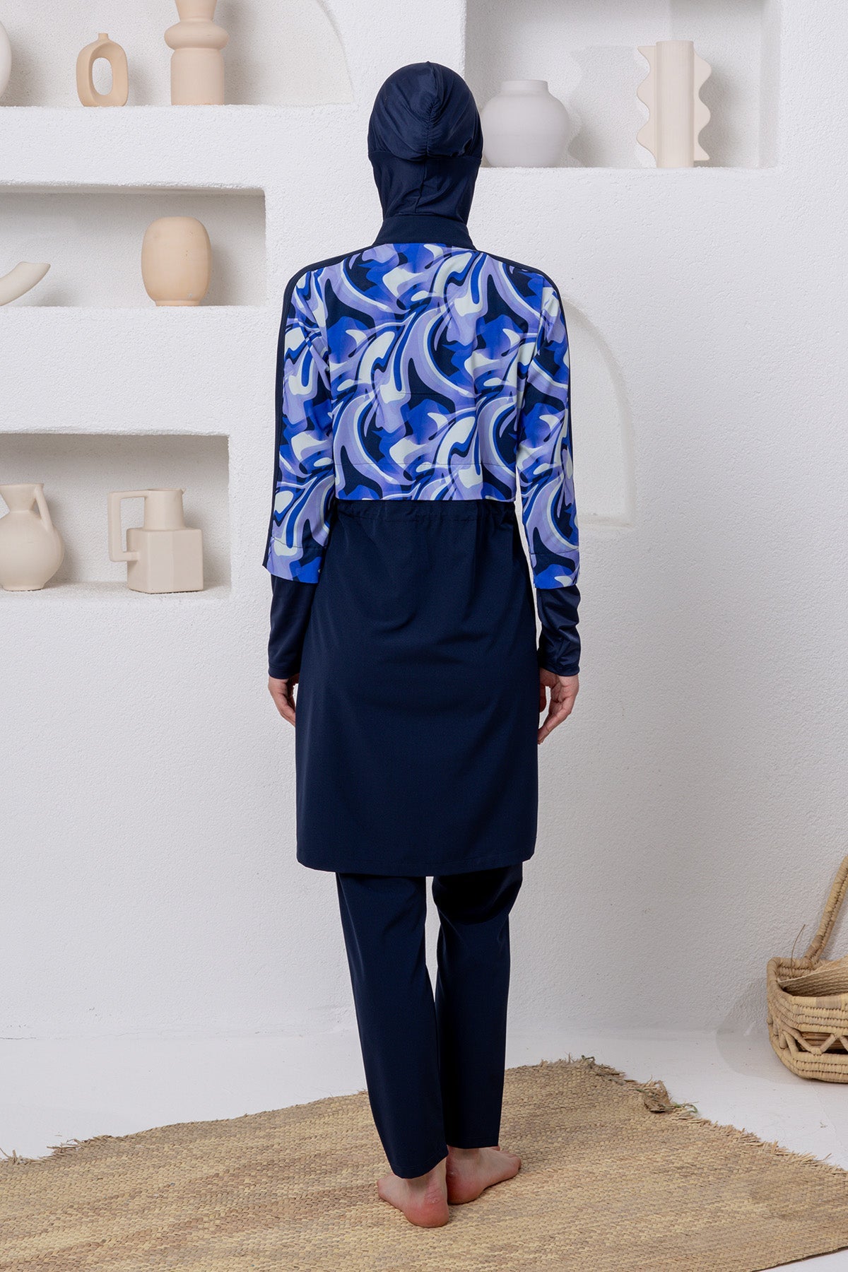 Adasea Burkini  Swimsuit-1209  Voile