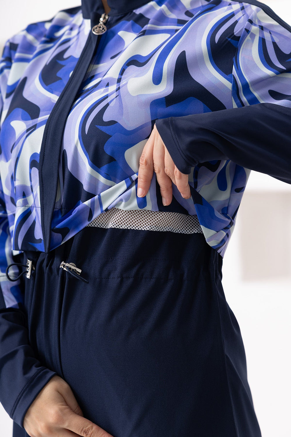 Adasea Burkini  Swimsuit-1209  Voile