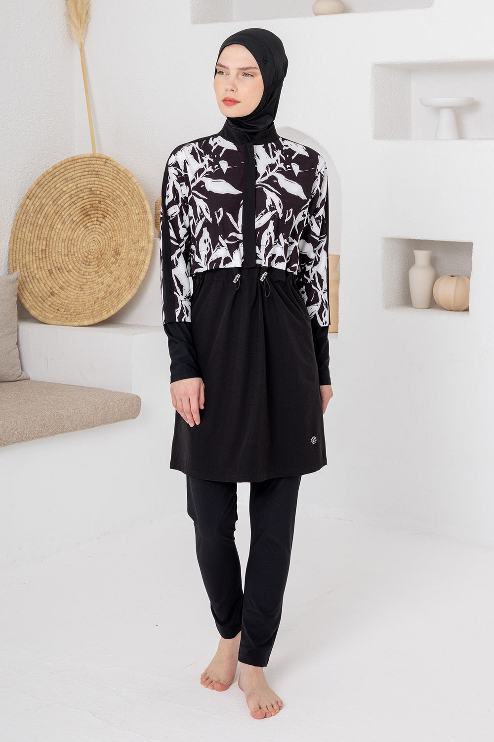 Adasea Burkini  Swimsuit-1210  Voile