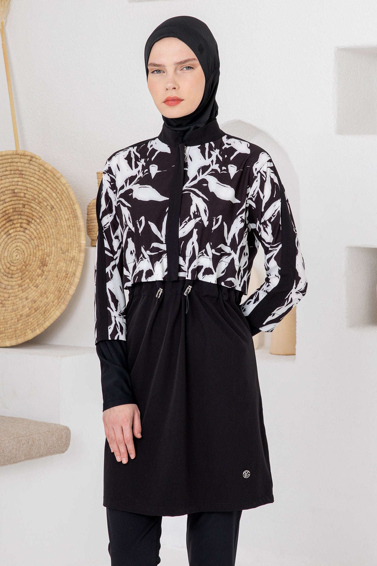 Adasea Burkini  Swimsuit-1210  Voile