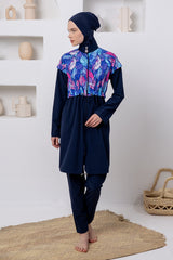 Adasea Burkini  Swimsuit-1215  Voile