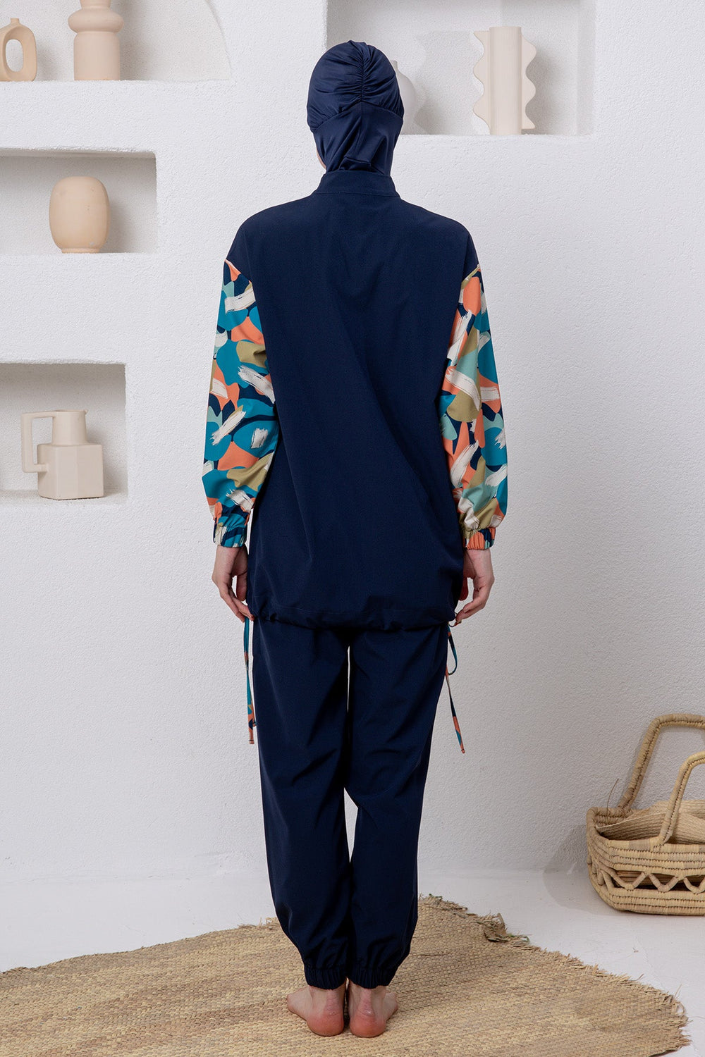 Adasea Burkini  Swimsuit-1217  Voile