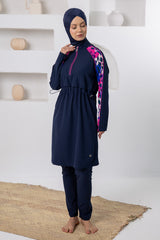 Capucine Watercolor Maxi Burkini – Long Sleeve  Voile