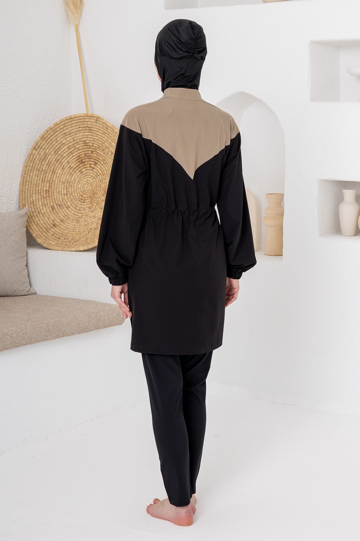 Adasea Burkini  Swimsuit-1231-P  Voile