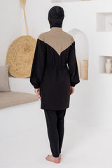 Adasea Burkini  Swimsuit-1231-P  Voile