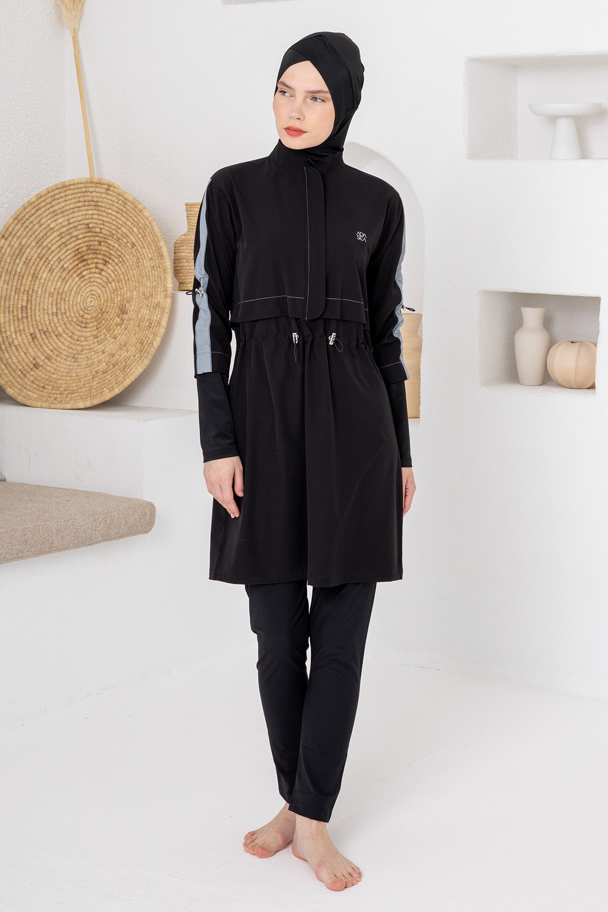 Adasea Burkini  Swimsuit-1234  Voile