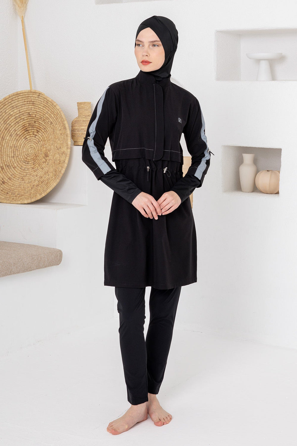 Adasea Burkini  Swimsuit-1234  Voile