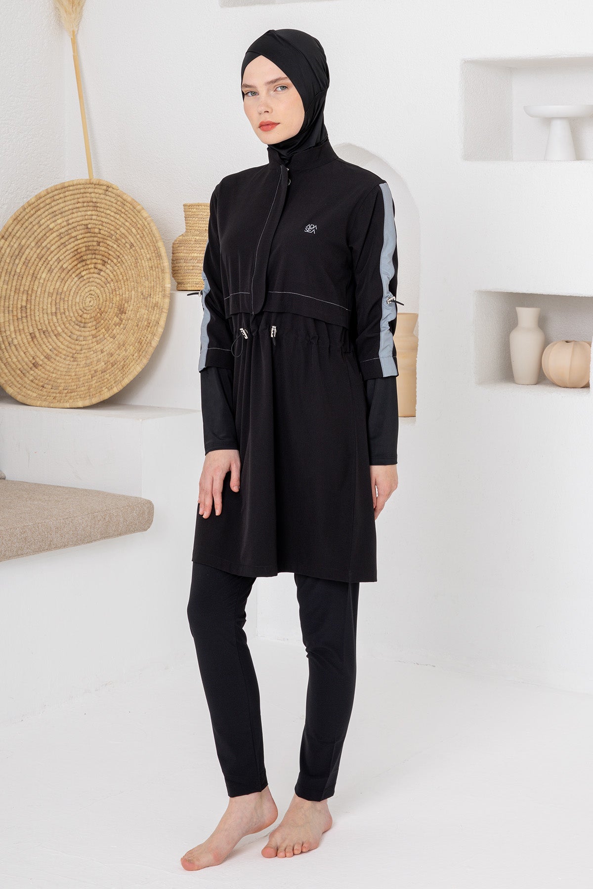 Adasea Burkini  Swimsuit-1234  Voile