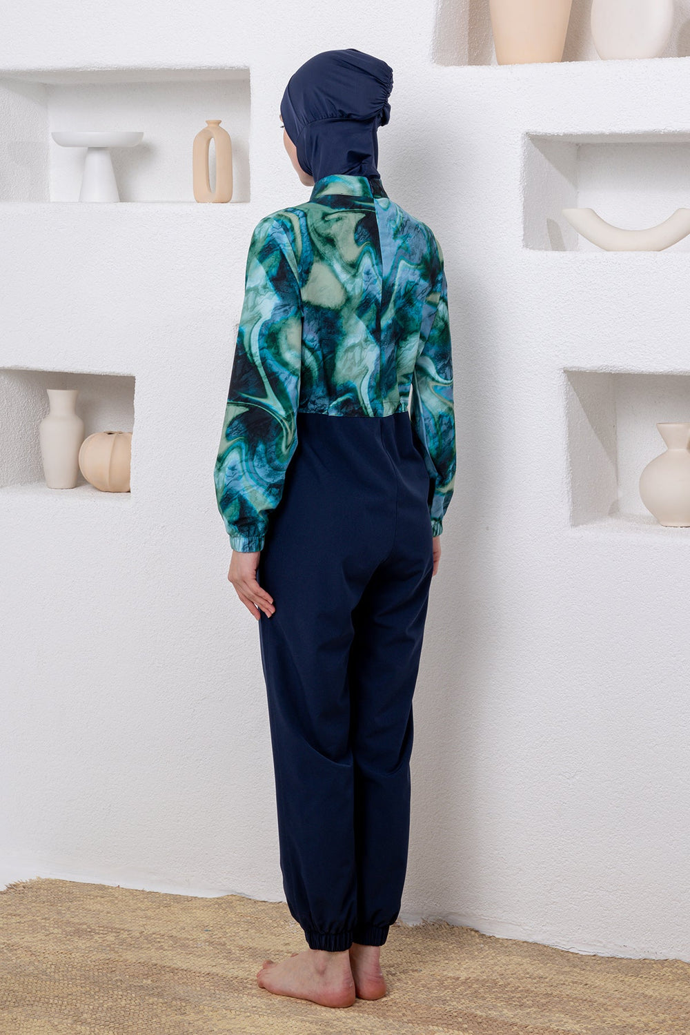 Adasea Burkini  Swimsuit-1236  Voile