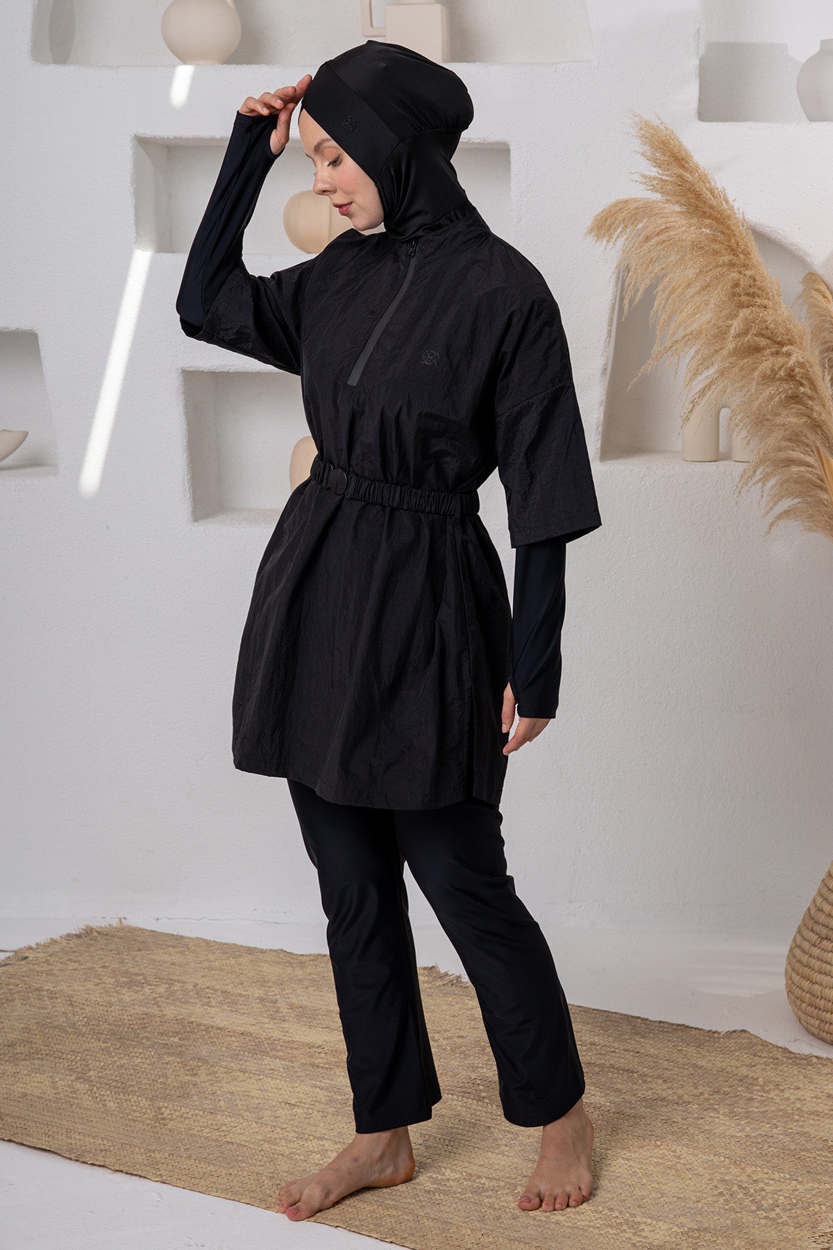 Adasea Burkini  Swimsuit-1306  Voile