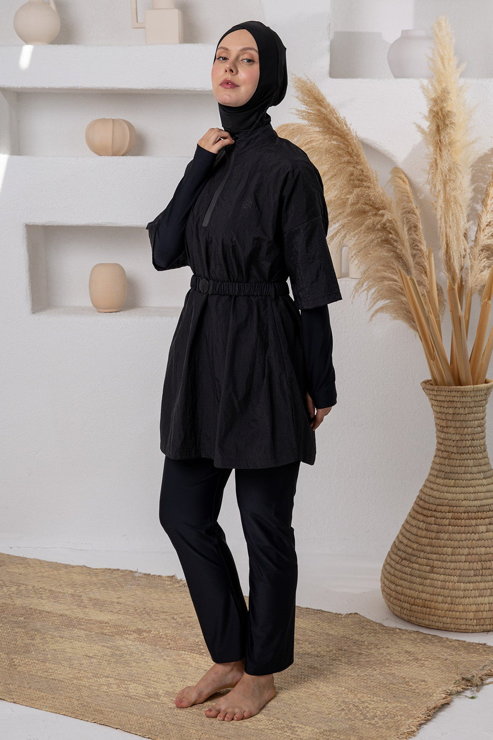 Adasea Burkini  Swimsuit-1306  Voile