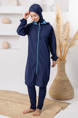 Azure Maxi Burkini – Long Sleeve  Voile