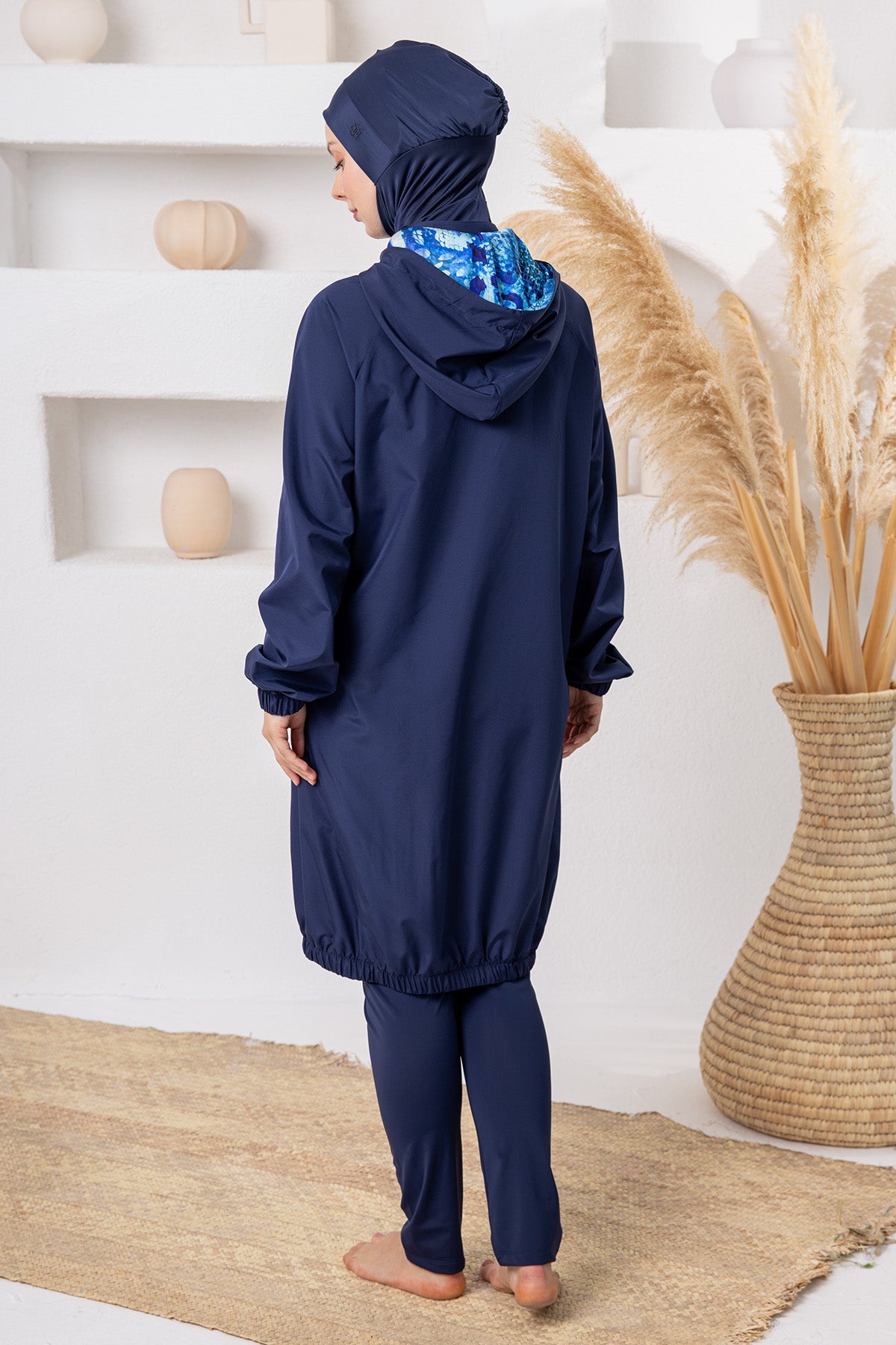 Azure Maxi Burkini – Long Sleeve  Voile