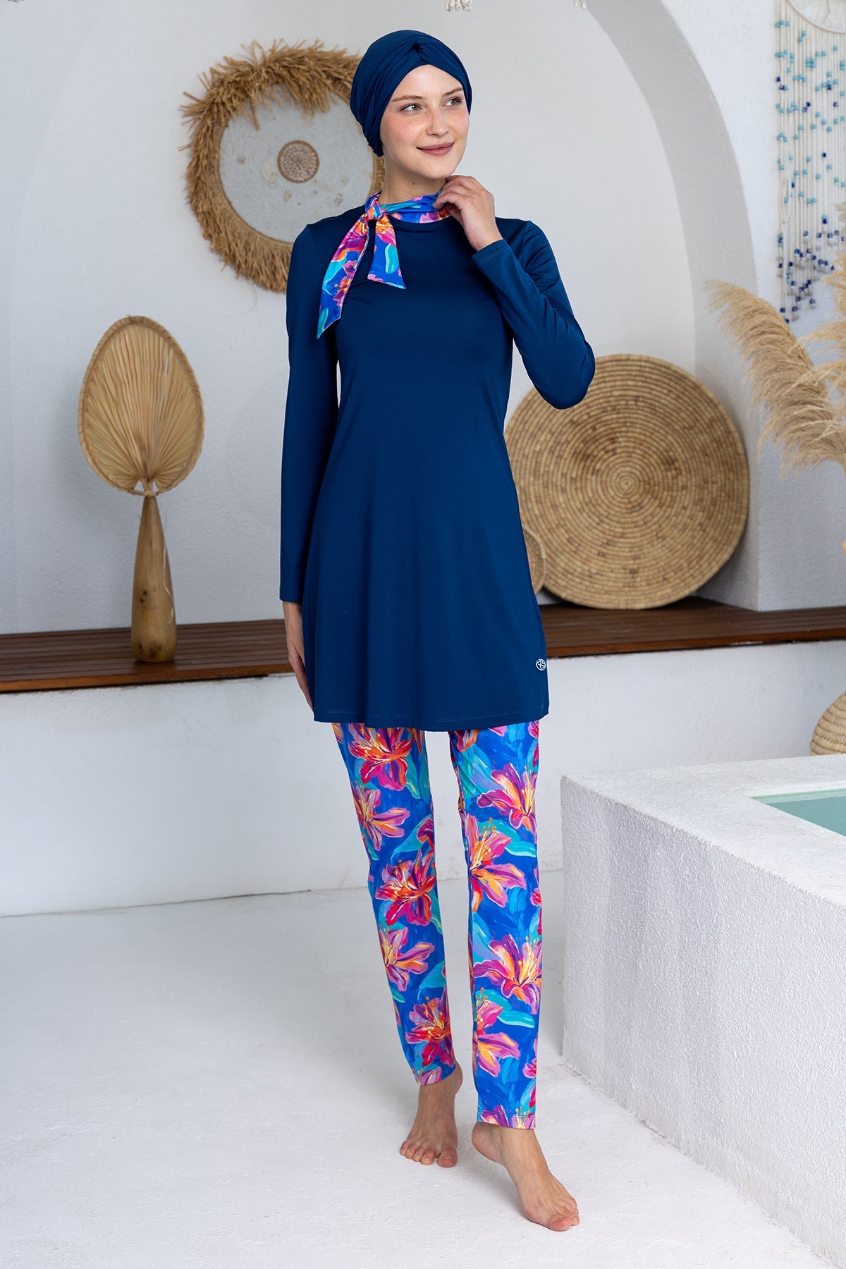 Maresiva Burkini Swimsuit-2107  Voile