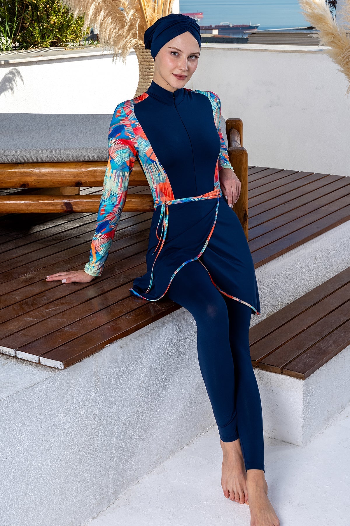 Maresiva Burkini Swimsuit-2110  Voile