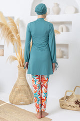 Maresiva Burkini Swimsuit-2113  Voile