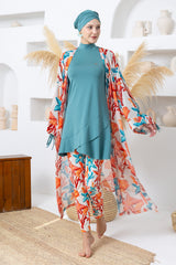 Maresiva Burkini Swimsuit-2113  Voile
