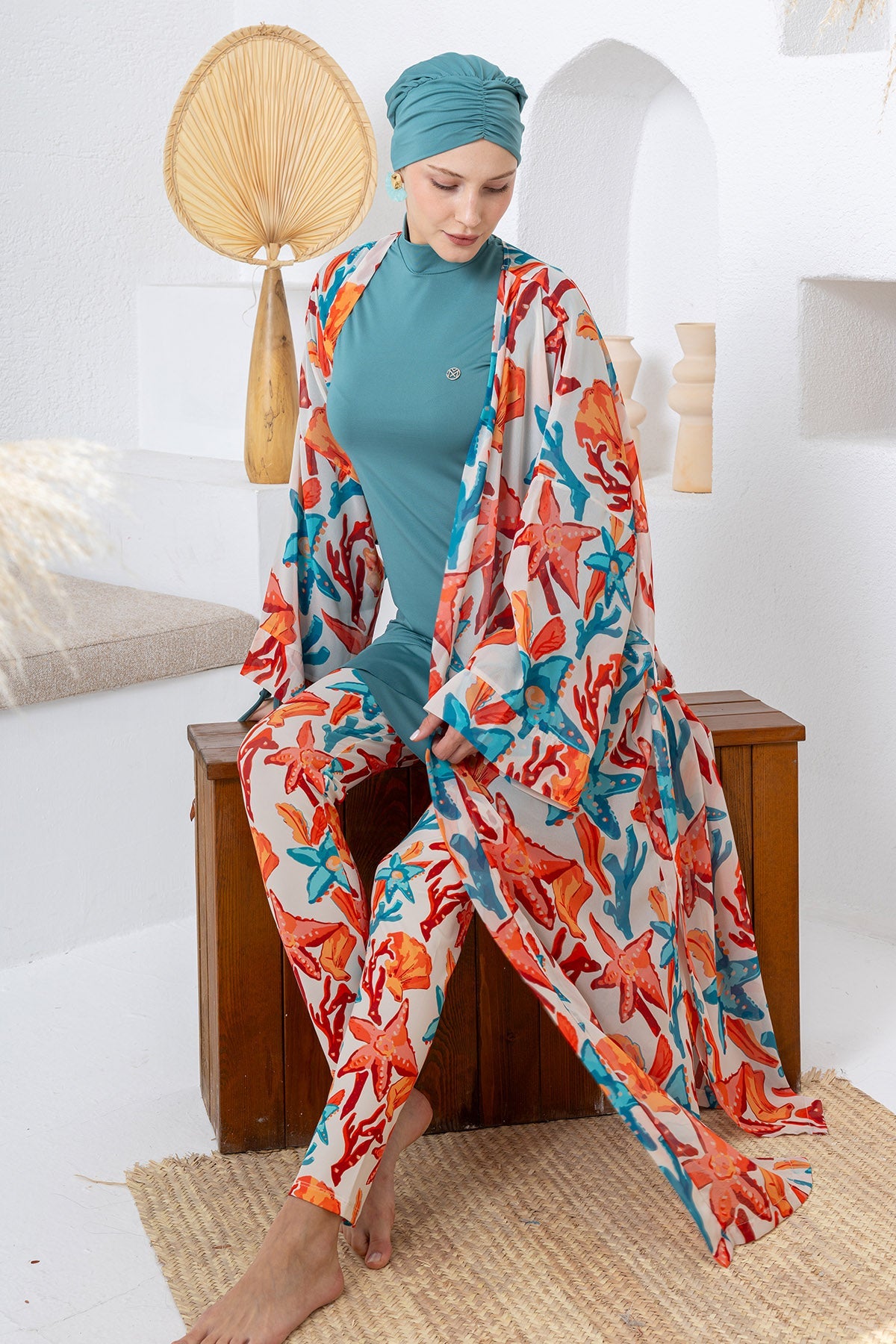 Maresiva Burkini Swimsuit-2113  Voile