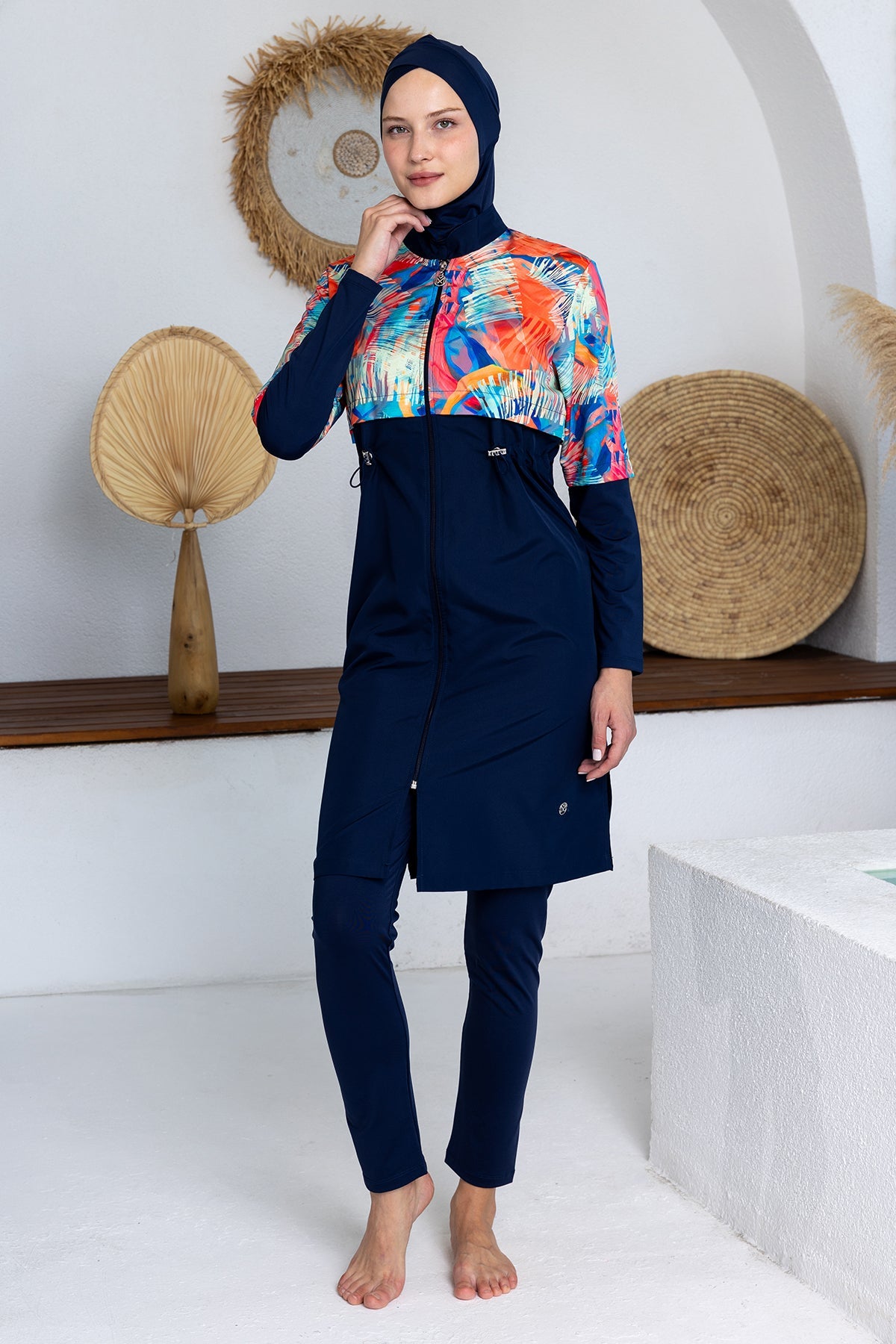 Maresiva Burkini Swimsuit-2402  Voile