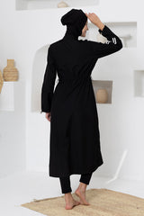 Maresiva Burkini Swimsuit-2406-P  Voile