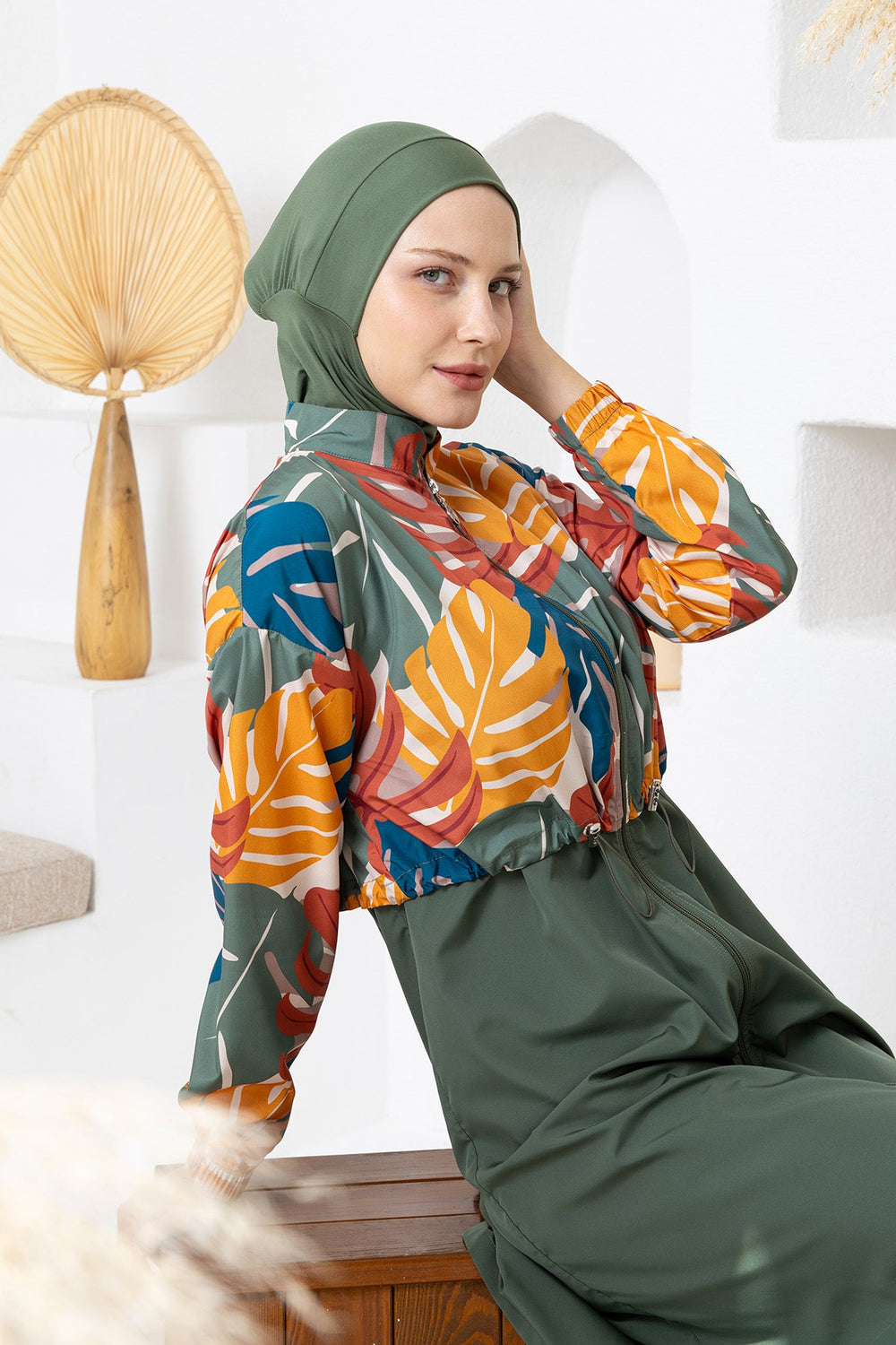 Maresiva Burkini Swimsuit-2411  Voile