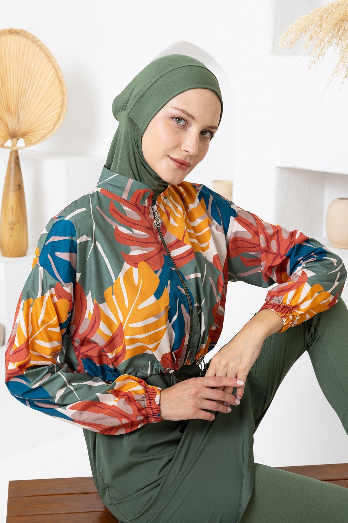 Maresiva Burkini Swimsuit-2411  Voile