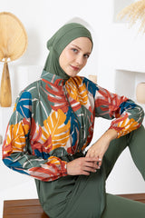 Maresiva Burkini Swimsuit-2411  Voile