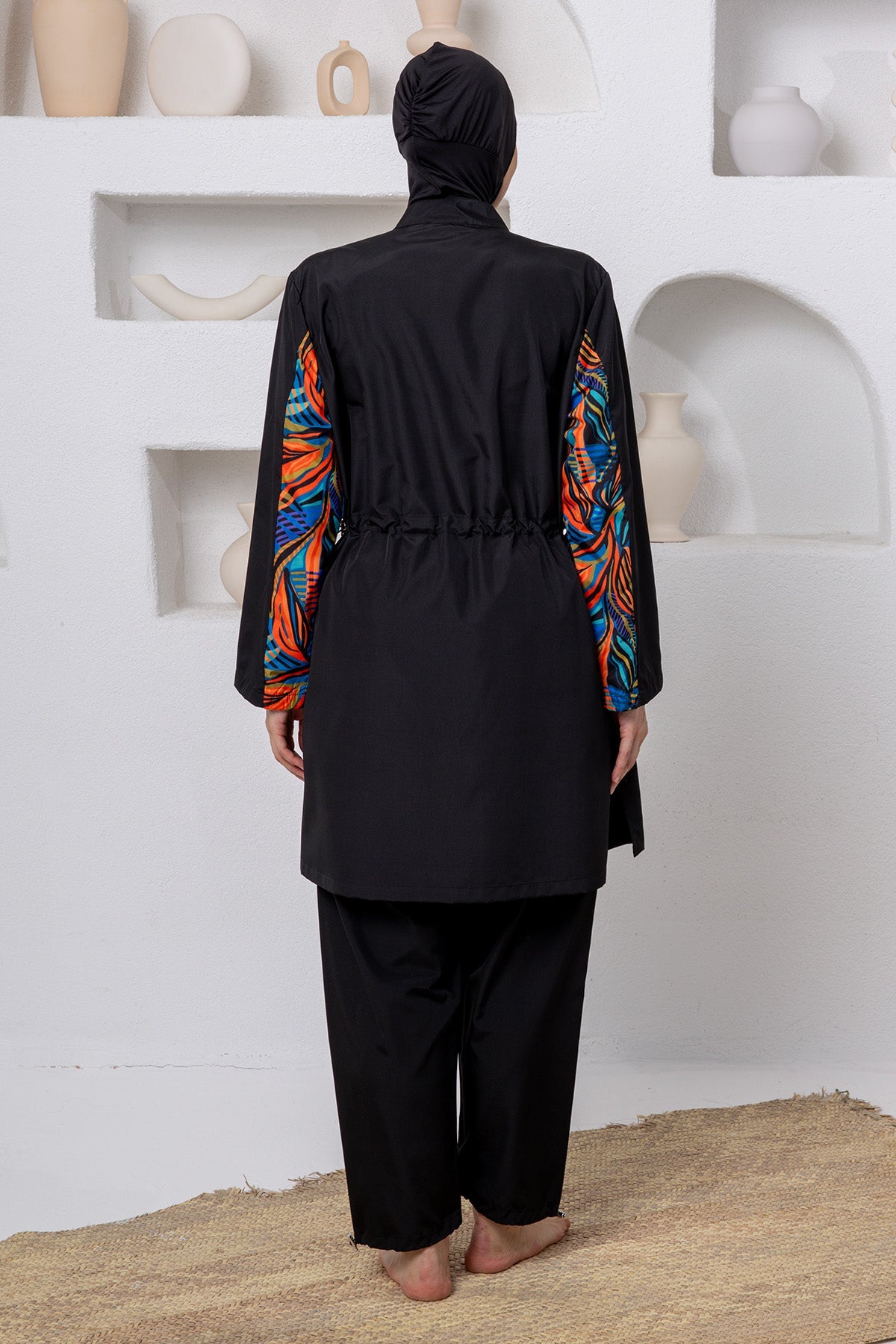 Maresiva Burkini Swimsuit-2802  Voile